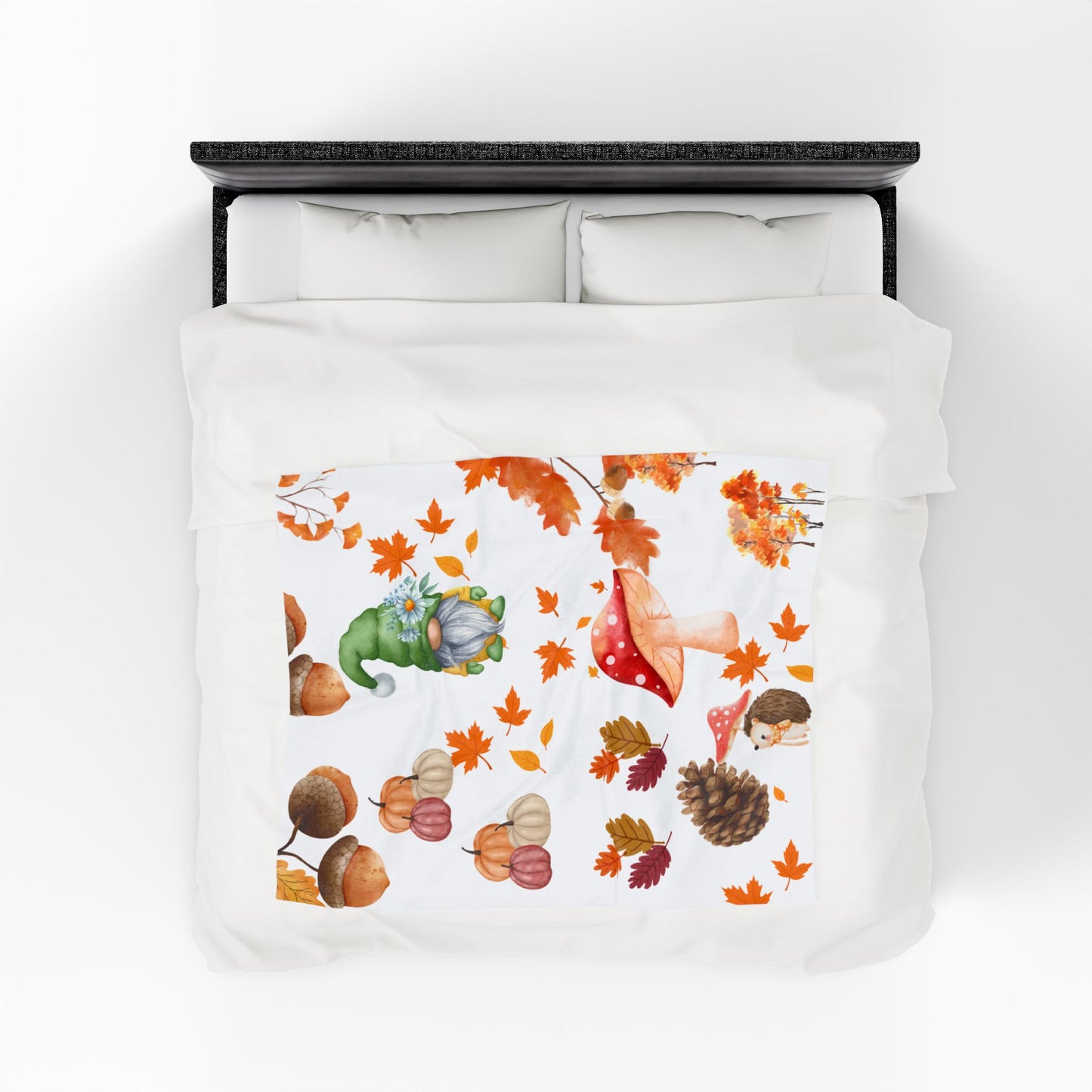 Plush Blanket - Fall Nostalgia Design