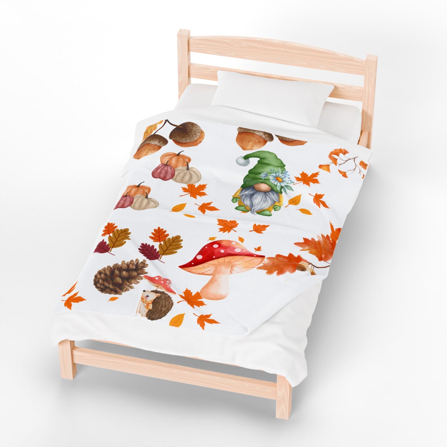 Plush Blanket - Fall Nostalgia Design