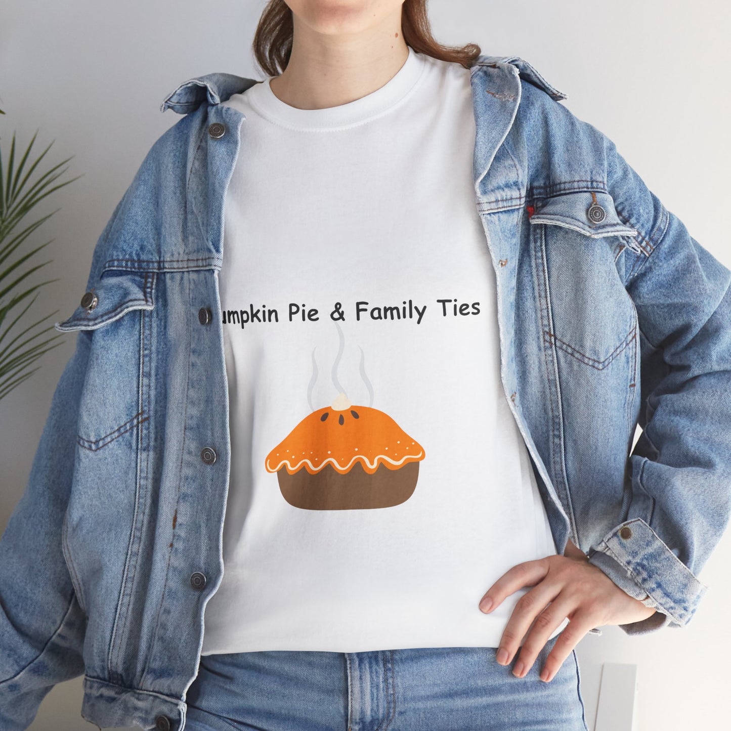 Pumpkin Pie Family Tee, Fall T-Shirt, Thanksgiving Gift, Unisex Cotton Shirt, Family Reunion Apparel, Autumn Celebration Wear