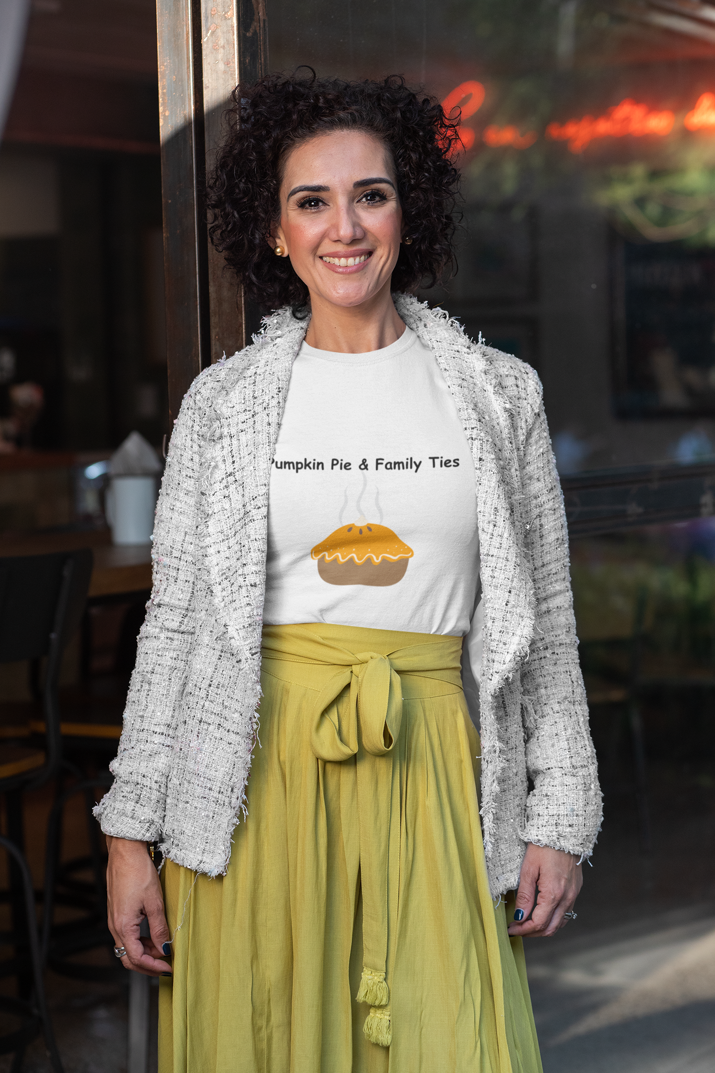 Pumpkin Pie Family Tee, Fall T-Shirt, Thanksgiving Gift, Unisex Cotton Shirt, Family Reunion Apparel, Autumn Celebration Wear