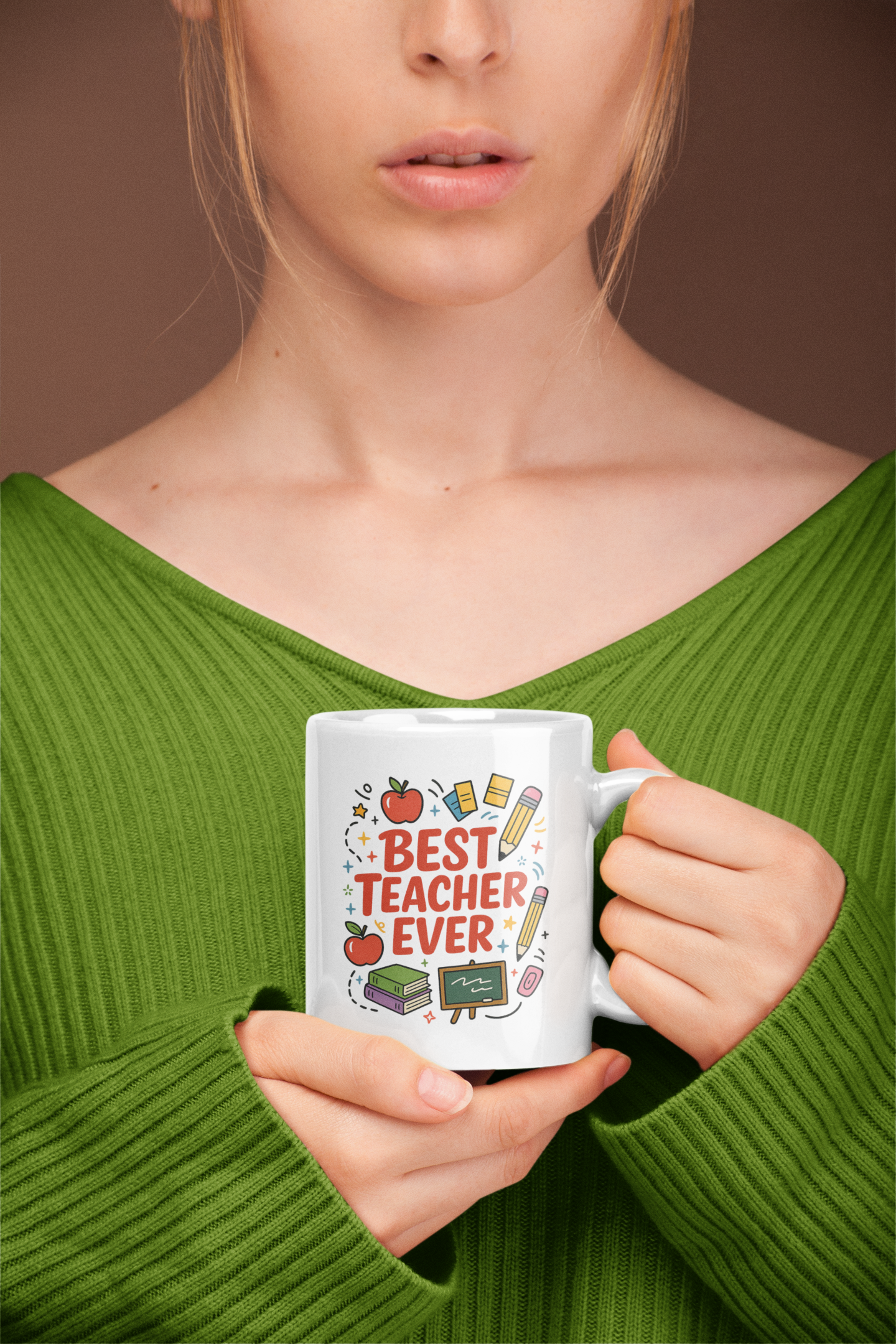 Best Teacher Ever Mug, Gift for Educators, Teacher Appreciation, School Supplies, Coffee Mug, Classroom Decor