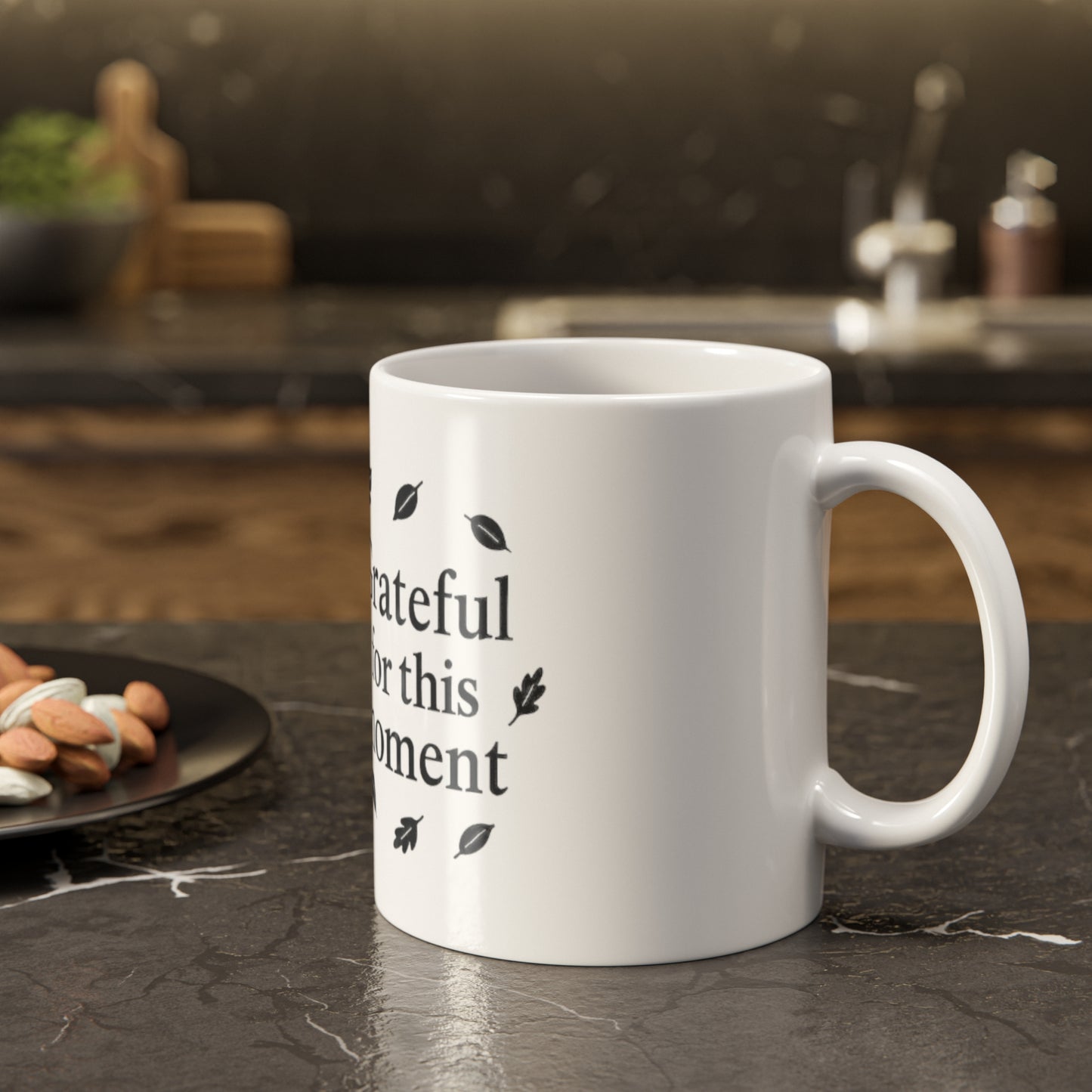 Grateful Moments Mug, Coffee Cup, Thoughtful Gift, Inspirational Drinkware, Home or Office Decor, Self-Care Present