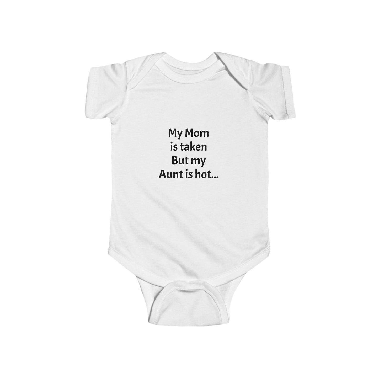 Funny Infant Bodysuit, Baby Shower Gift, Cute Baby Outfit, Family Humor Babywear, Aunt and Mom Gift