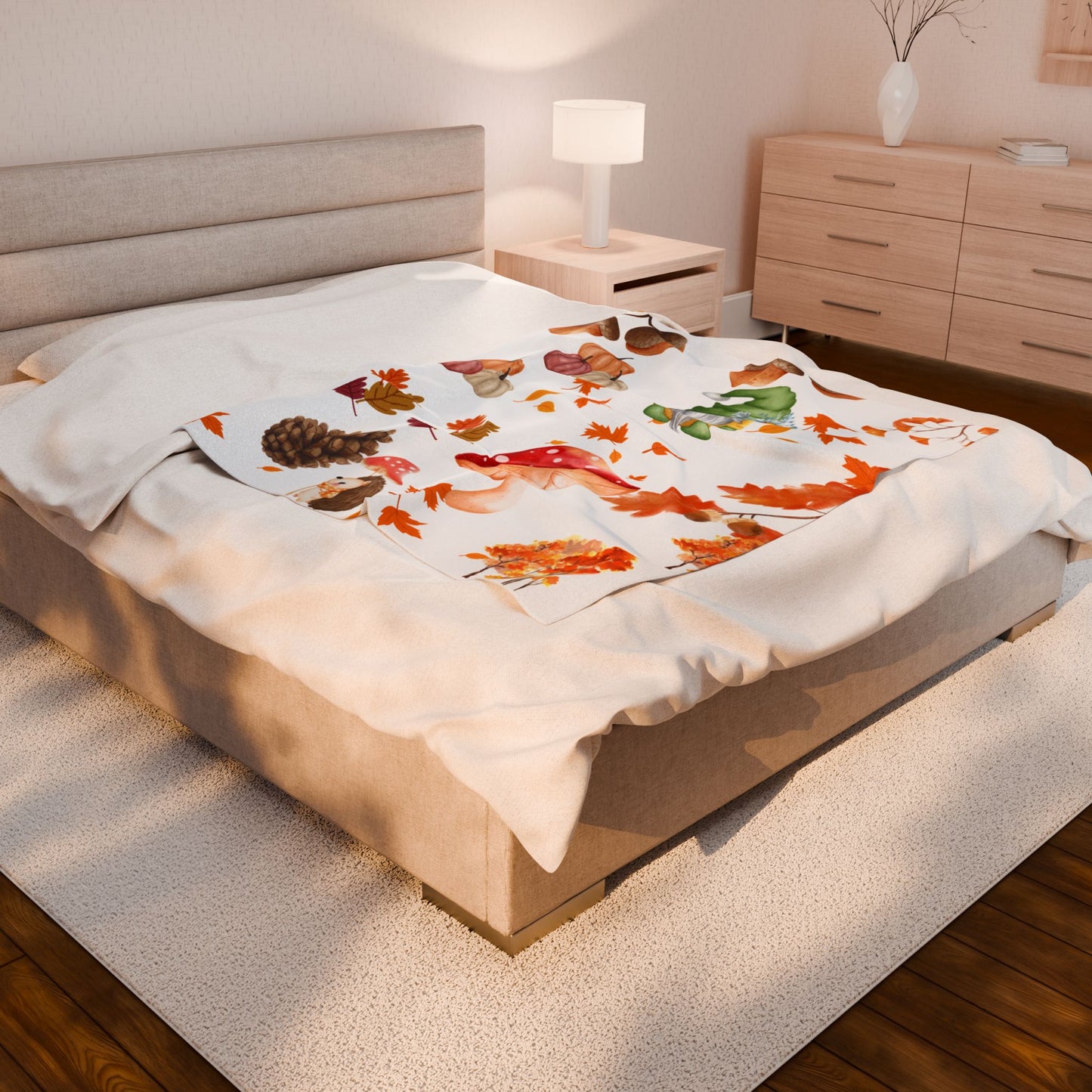 Plush Blanket - Fall Nostalgia Design