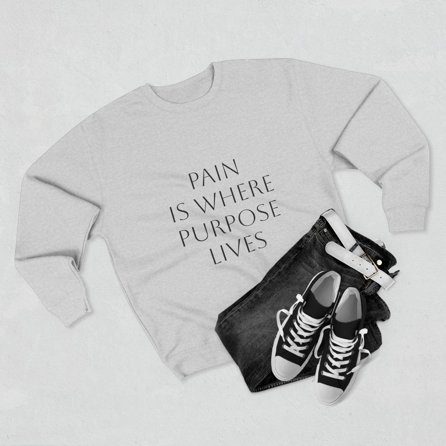 Inspirational Quote Unisex Crewneck Sweatshirt, Cozy Sweatshirt, Motivational Apparel, Gifts for Friends, Casual Wear