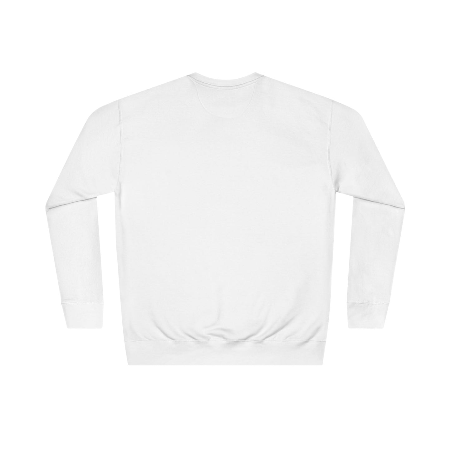 White sweatshirt on a white background