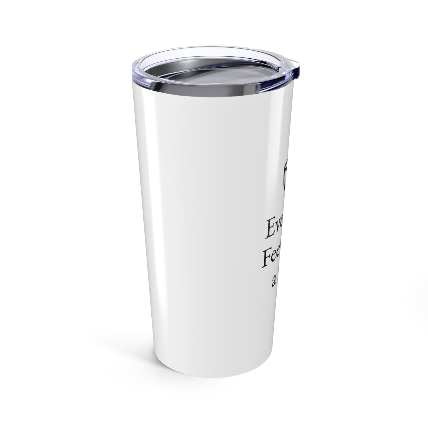Warm Embrace Tumbler 20oz, Coffee Mug, Insulated Drinkware, Gift for Coffee Lovers, Hydration Companion, Emotional Support Cup