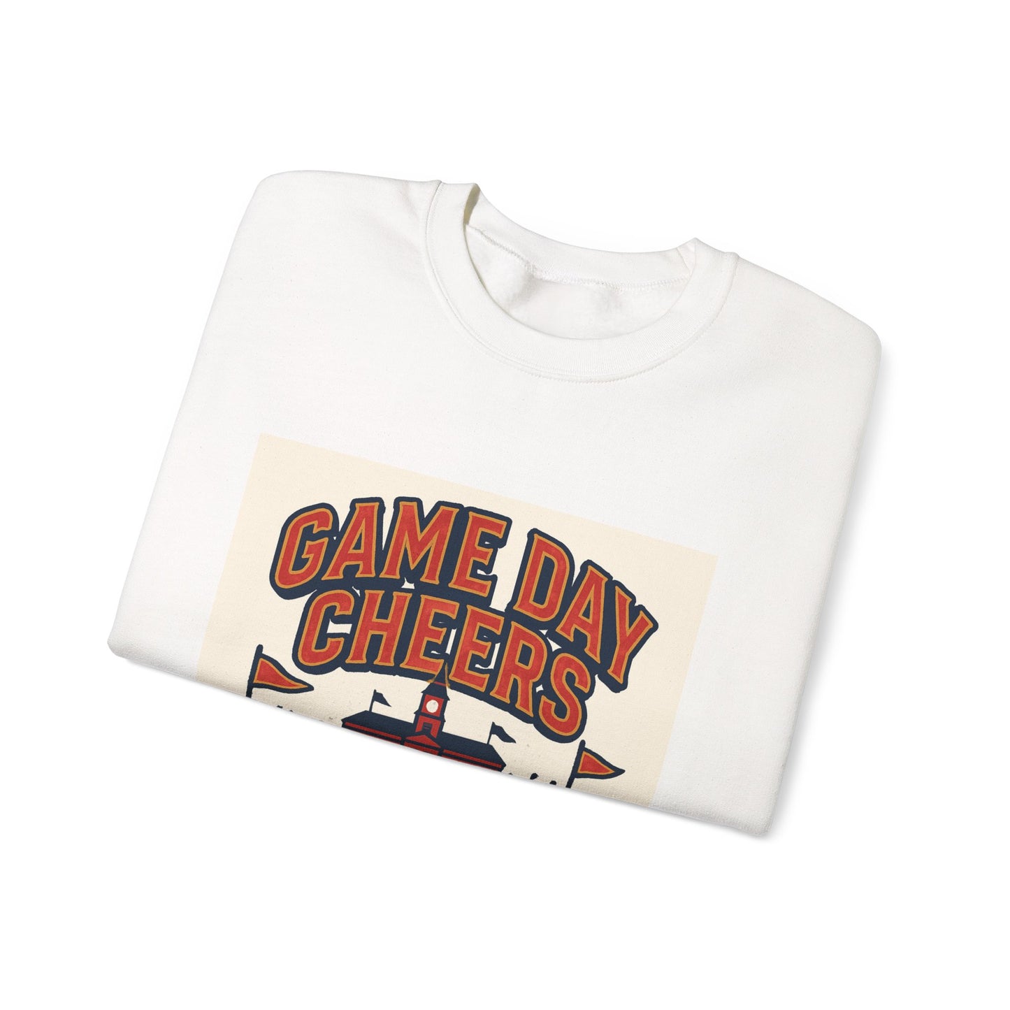 Game Day Cheers Sweatshirt – Unisex Heavy Blend – Perfect for Sports Fans, Tailgating, Game Day, and Cozy Casual Wear
