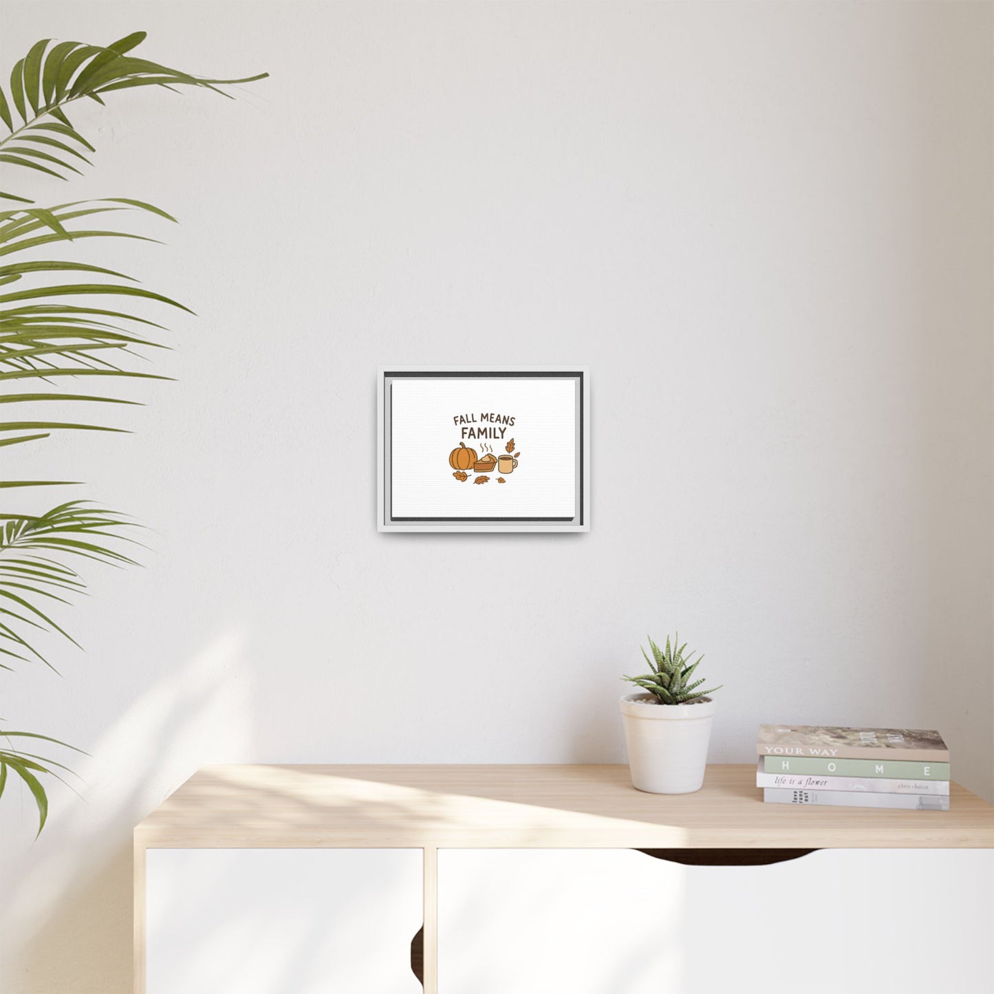 Fall Family Canvas Print - Autumn Wall Art, Seasonal Home Decor, Thanksgiving Gift, Cozy Vibes, Pumpkin Themed Artwork