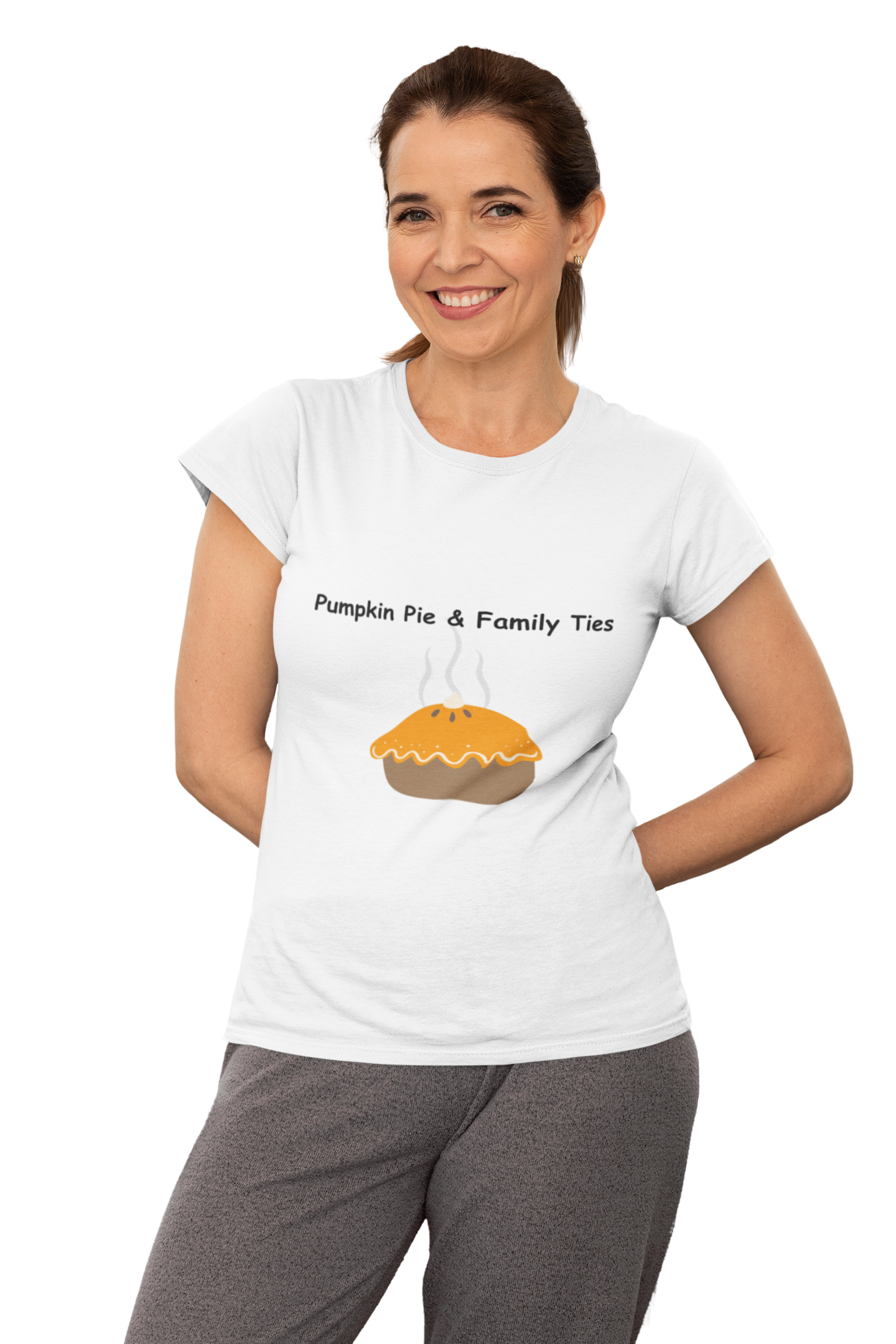Pumpkin Pie Family Tee, Fall T-Shirt, Thanksgiving Gift, Unisex Cotton Shirt, Family Reunion Apparel, Autumn Celebration Wear