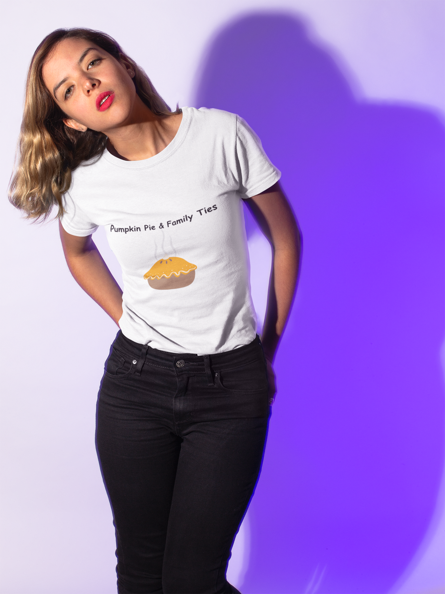 Pumpkin Pie Family Tee, Fall T-Shirt, Thanksgiving Gift, Unisex Cotton Shirt, Family Reunion Apparel, Autumn Celebration Wear
