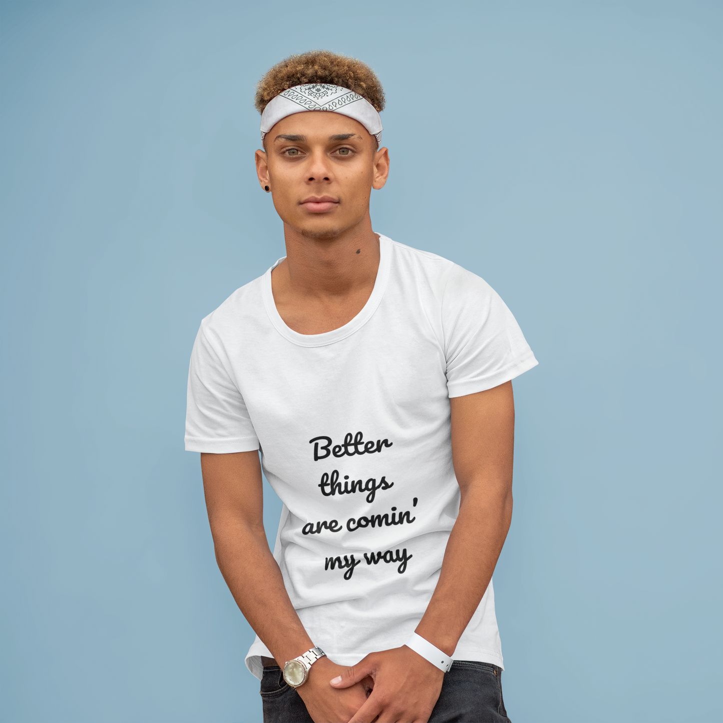 Unisex T-Shirt✨ "Better Things Are Comin’ My Way" Positive Affirmation T-Shirt – Motivational Tee for Dreamers & Believers