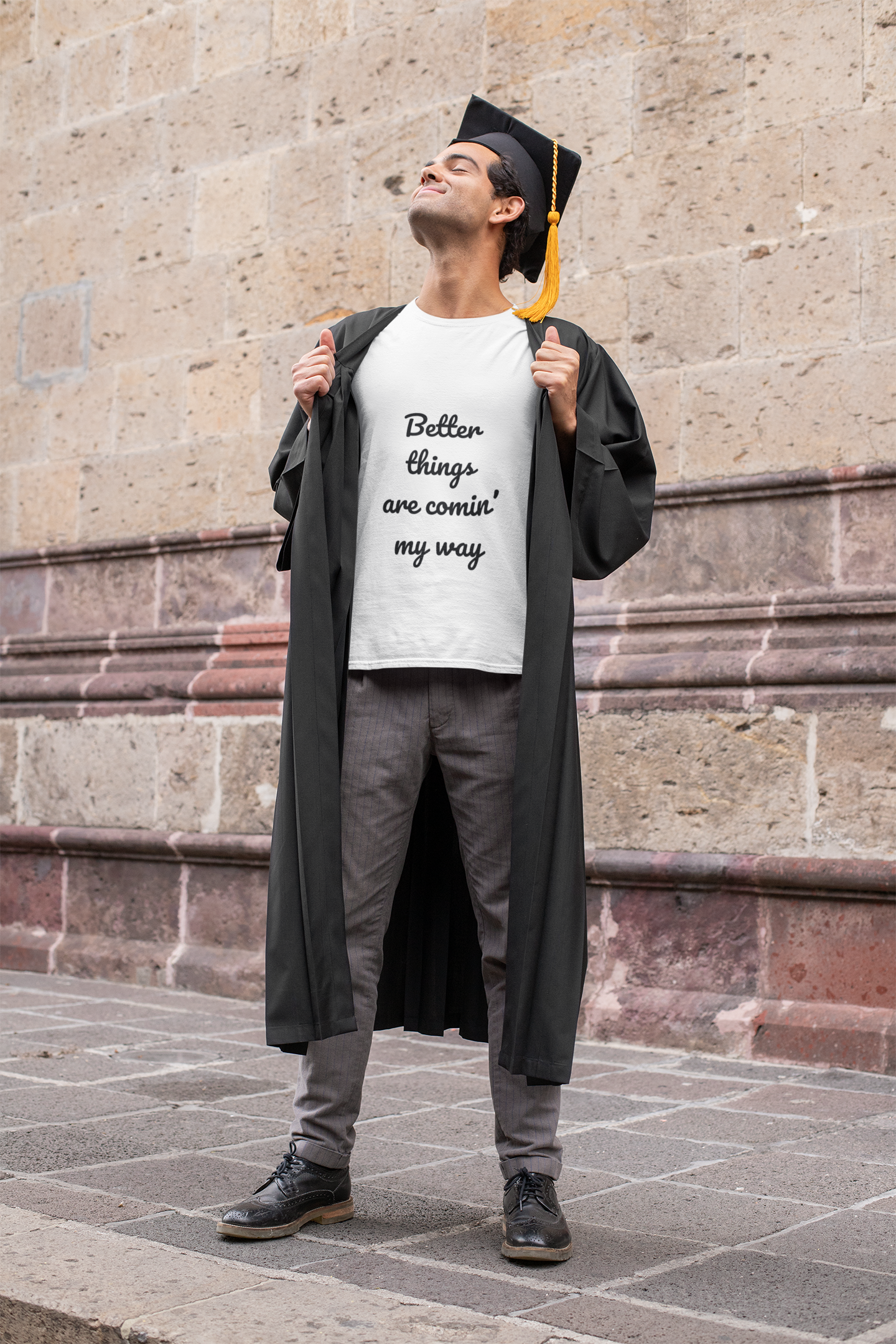 Unisex T-Shirt✨ "Better Things Are Comin’ My Way" Positive Affirmation T-Shirt – Motivational Tee for Dreamers & Believers