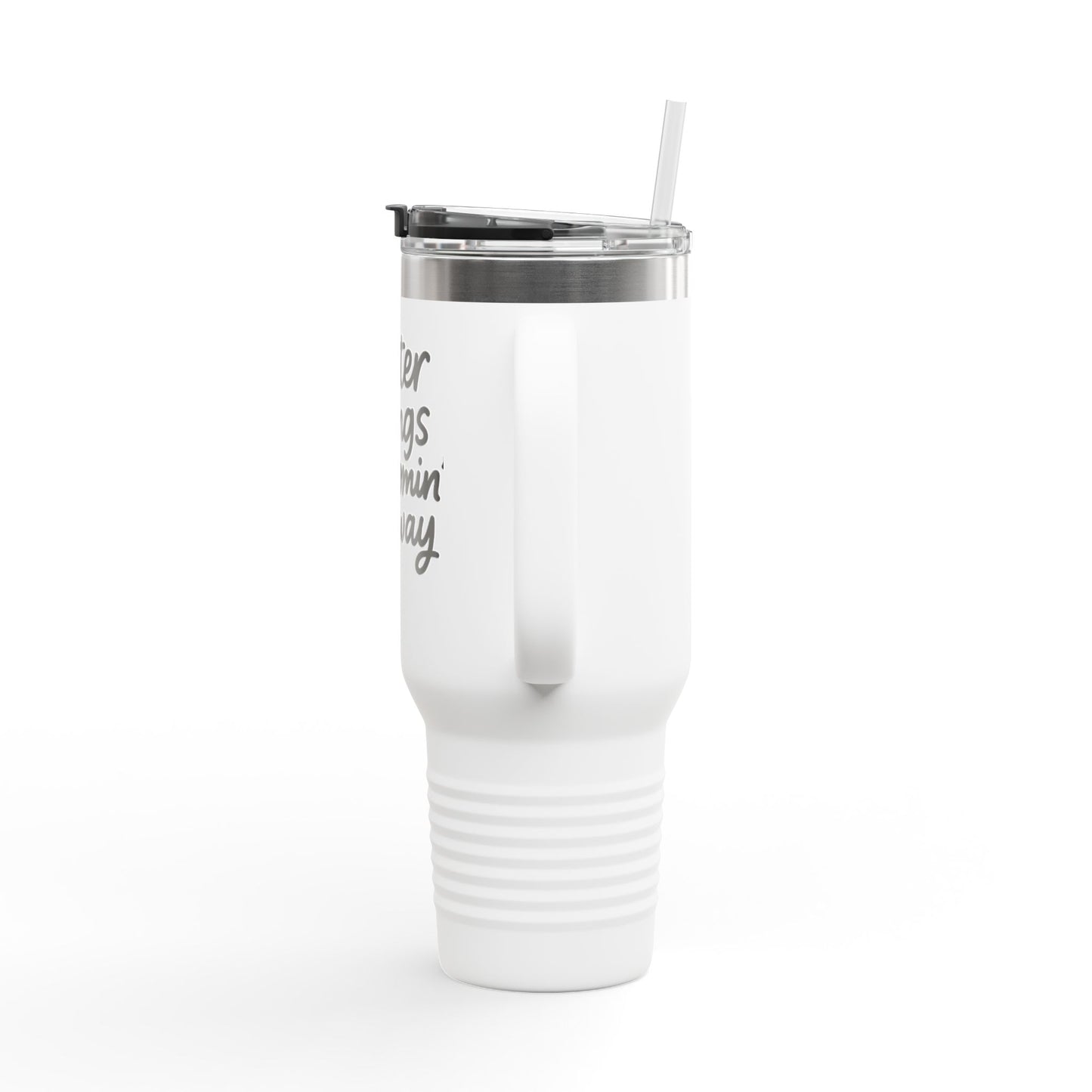 Inspirational Insulated Travel Mug, Better Things Are Comin' My Way - Motivational Drinkware for Coffee Lovers, Birthday Gift, Road [...]