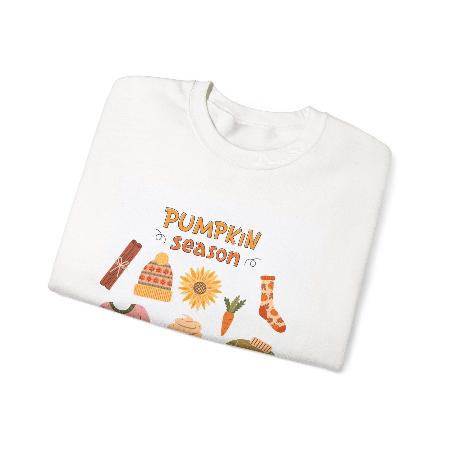 Pumpkin Season Sweatshirt 🍂✨Cozy Pumpkin Season Sweatshirt, Fall Fashion, Thanksgiving Gift, Autumn Apparel, Seasonal Wear, Unisex Crewneck