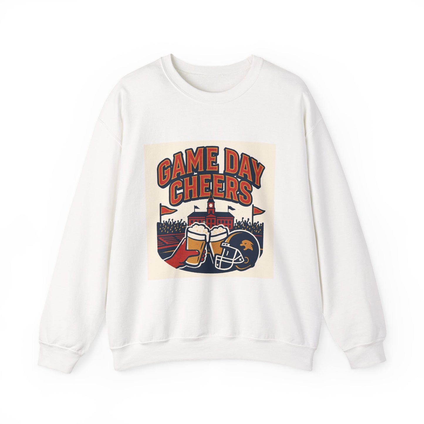 Game Day Cheers Sweatshirt – Unisex Heavy Blend – Perfect for Sports Fans, Tailgating, Game Day, and Cozy Casual Wear