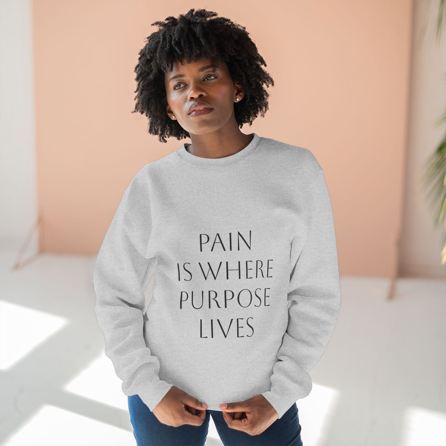 Inspirational Quote Unisex Crewneck Sweatshirt, Cozy Sweatshirt, Motivational Apparel, Gifts for Friends, Casual Wear