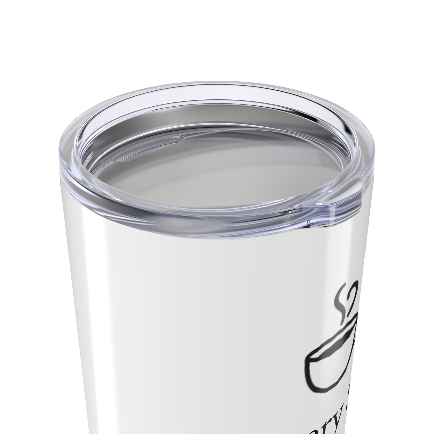 Warm Embrace Tumbler 20oz, Coffee Mug, Insulated Drinkware, Gift for Coffee Lovers, Hydration Companion, Emotional Support Cup