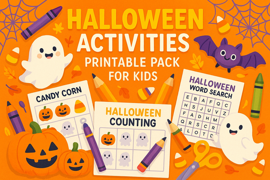 Halloween Activity Pack for Kids | Printable Games & Worksheets PDF